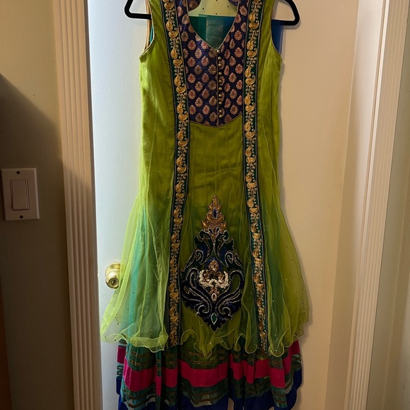 Indian Salwar - multicolour - Picture 1 of 7